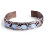 Opal Zuni Snake Bracelet
