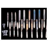 Sterling Band and Mother of Pearl Knives