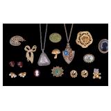 Gold tone and Vintage Jewelry