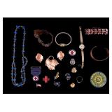 Art Deco Necklace and Copper Jewelry