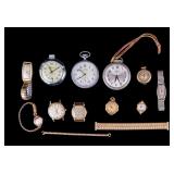 Vintage Watches Including Elgin