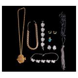 Trifari Cat Brooch and Estate Jewelry