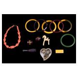 Bakelite and Lucite Estate Jewelry