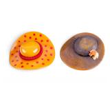 Vintage Bakelite Hat Pins