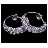 Judith Ripka Sterling Earrings