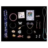 Fish, Insect Jewelry and Frog Pins