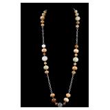 Jade and Stone Necklace