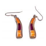 Native American Style Sterling Earrings