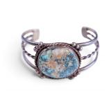 Turquoise and Silver Bracelet