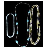Turquoise, Pearl and Stone Necklaces