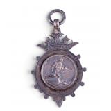 Early English Silver Soccer Medal