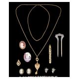 Vintage Jewelry including Cameos