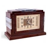 Jaz Silentic Art Deco Clock w/ Triangle, c. 1930s