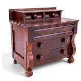 19/20th C Empire Style Salesman Sample Dresser