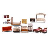 Hand Made and Signed Dollhouse Beds & Furniture
