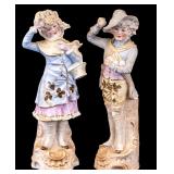 Vintage Bisque Porcelain Figurines