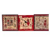 3 H. Greene & Sons Turkey Red Bandanas