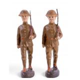 Elastolin WW1 Era Soldier Toy Figurines