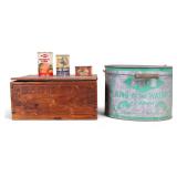Empress Brand Fish Crate and Seafood Cans