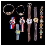 Vintage Wristwatches, Disney, Patriotic