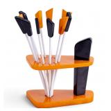 Bakelite Cocktail Picks and Holder
