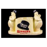 Vintage Kessler's Chalkware Ashtray/Bottle Holder