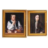 British School & Copley Oil on Canvas Reproduction