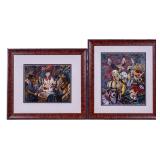 Pair of Signed Zinour Fathoullin Art Prints