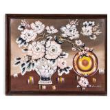 Framed Watercolor Still Life Painting, Signed