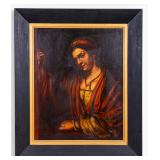 Signed '49 Painting in style of Rembrandt