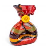 Art Glass Vase Signed Ioan Nemtoi