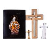 Religious Lacquerware and Crosses