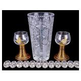 Bohemian Crystal and Glassware