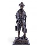 Bronze Sculpture of Hunter, A. Morgan