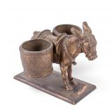 Turkish Brass Donkey Match Holder