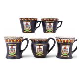 Vintage Adams Tunstall Arms of Bermuda 5 Piece Set