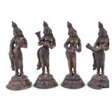 4 Bronze Hindu Deity Figures