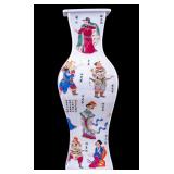 Chinese Porcelain Square Figural Vase