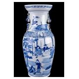 Chinese Blue and White Figural Vase