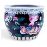 Chinese Famille Noire Jardiniere
