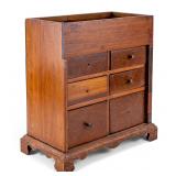19th C Spice Cabinet With Dovetailing