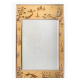 Vintage LaBarge Asian Decorated Mirror