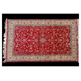 Hand-Knotted Floral Oriental Rug