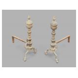 Pair of Antique-Style Andirons