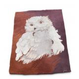Unusual MC Shag Rug w/ Owl Design
