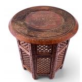 Vintage Anglo Indian Inlaid Stand, 2 pcs