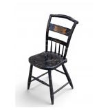 Antique Stenciled Side Chair