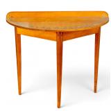 Vintage Adam-Style Demilune Hall Table