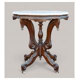 Victorian Marble Top Parlor Table