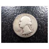 1940-D WASHINGTON SILVER QUARTER